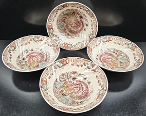 (4) Johnson Brothers His Majesty Cereal Bowls Set England 1883 Turkey Dishes Lot - Picture 1 of 24