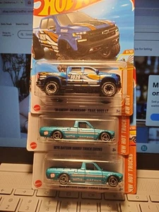 2025 Hot Wheels 19 Chevy Silverado Trail Boss LT1) (2 sunny 1975 datsuns - Picture 1 of 5