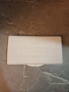 Vintage Huggies Baby Windeltücher Reisegröße Etui Leerbehälter selten - Bild 1 von 3