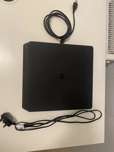 Sony PlayStation 4 1TB Jet Black with Controller and cables - great condition - Picture 1 of 21