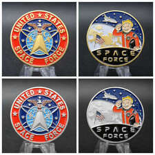 2PC United States Space Force Challenge Coins Commemorative Collectible 