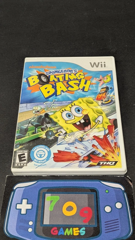 SpongeBob's Boating Bash ( Nintendo, Wii ) - Image 1 of 1