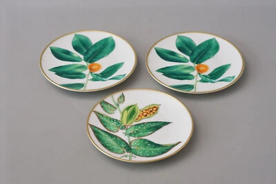 Hermès Paris Passifolia Brotteller 3 Stück Ø 14cm UNBENUTZT - Bild 1 von 4