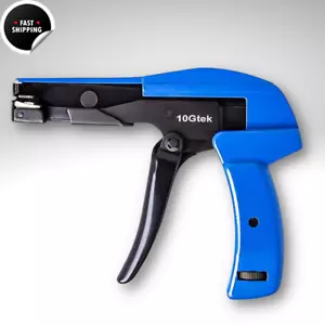 Industrial Zip Tie Gun Tension Fastening Tool 1 Motion Tie & Cut Off Cable Ties - Picture 1 of 6