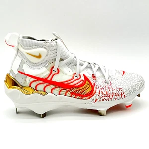 Nike Men's 7.5 Alpha Huarache NXT Playoff Pack Metal Baseball Cleats DJ6517-161 - Picture 1 of 8