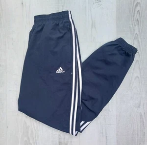 Adidas Mens Woven Tracksuit Jogging Bottoms Training Gym / Small / Blue - Picture 1 of 12