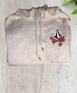 Volcom Sweatshirt Womens size xs 0/2, Gray Hoodie - Picture 1 of 4