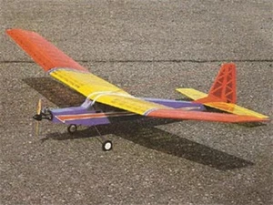 Avión de control remoto original Big Bird 84 pulgadas ala Balsa planos impresos  - Imagen 1 de 2