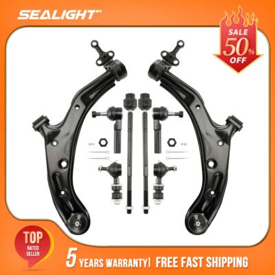 Kit de barras estabilizadoras de brazos de control inferiores delanteros para Nissan Sentra 2000-2006 8 piezas Foto 1 de 4