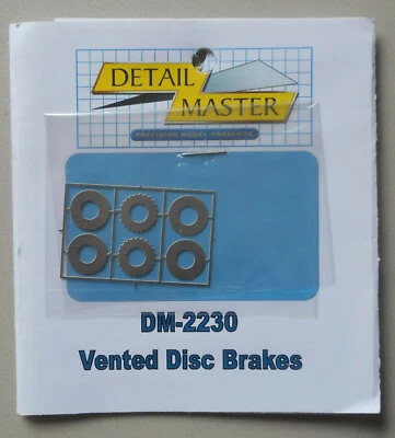 FRENOS DE DISCO VENTILADOS 11" SÓLIDOS 1:24 1:25 DETALLE MASTER CAR MODEL ACCESORIO 2230 Foto 1 de 2