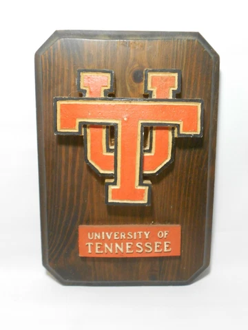 Vintage Tennessee Volunteers Old Classic Logo Wall Plaque FREE SHIPPING Cover
