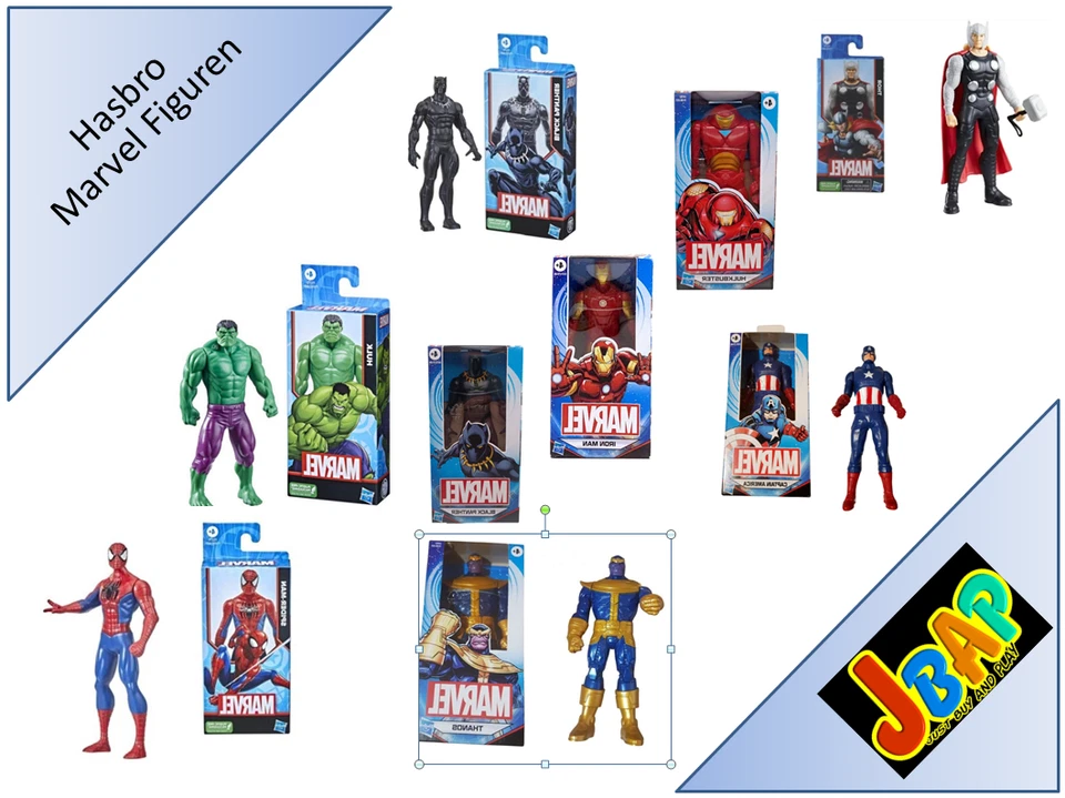 Marvel Figuren Thor  Spiderman Hulk Iron Man Captain America Hasbro ca. 15cm - Bild 1 von 1