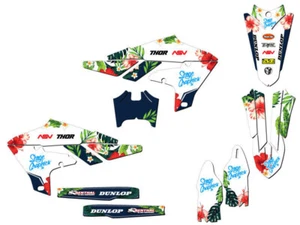 2019-2023 YZ 250 F 4-STROKE TROPIC White Senge Graphics Kit Compatible - Picture 1 of 10