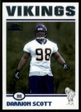 2004 Topps Chrome Darrion Scott Rookie Minnesota Vikings #247
