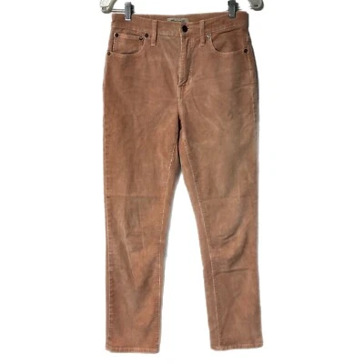 Pantalones de Jean Madewell Rosa Pana Tiro Alto Ajustados Niño Talla 25T 25 Alto Foto 1 de 4