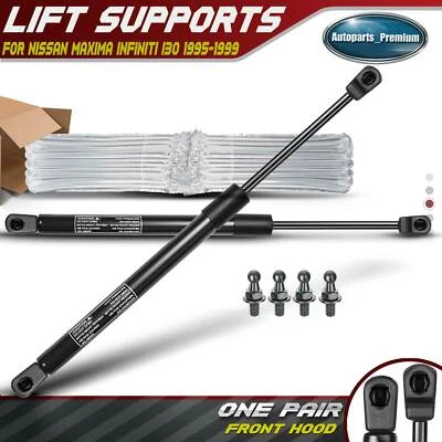 2 piezas soportes de elevación de capó amortiguadores puntales para Nissan Máxima 1995-1999 Infiniti I30 Foto 1 de 4