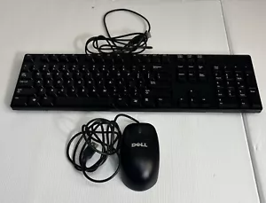 Dell SK-8175 Wired USB Keyboard Black & Dell Logitech Mouse M-UK.TESTED - Picture 1 of 11