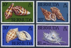 Bermuda 419-422, MNH. Mi 408-411. Shells 1982. Conus,Bursa finlayi,Sconsia,Murex - Picture 1 of 1