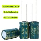 35V 470Uf ±20% Electrolytic Capacitors 105°C High Frequency Low Esr 10Mm X 17Mm