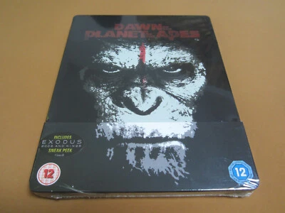 Planet der Affen: Revolution Exclusive STEELBOOK geprägt (BLURAY 3D+2D) NEU&OVP - Bild 1 von 4