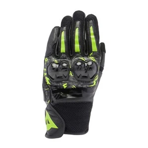 Mig 3 Unisex Leather Gloves - Black/Anthracite/Yellow Fluo - XL 201815934-P18-XL - Picture 1 of 4