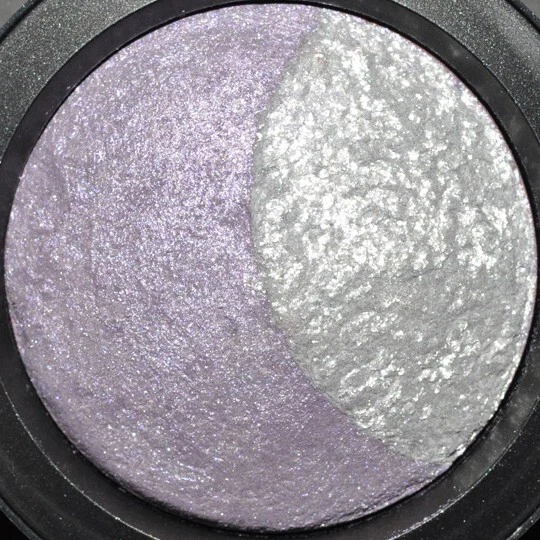 MAC mineralise eyeshadow duo DEVIL MAY CARE (purple/silver)  - new RARE - Image 1 of 1