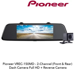 Pioneer VREC-150MD-EX 2-Kanal (vorne & hinten) Armaturenbrett Kamera Full HD Rückfahrkamera - Bild 1 von 3