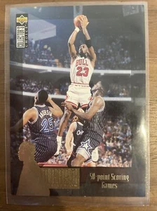 1995-96 Collector's Choice Jordan Coll Basketball Card #JC1 -ShowYourCards- - Picture 1 of 2