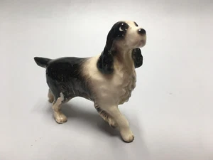 Vintage Hagen Renaker Miniature Porcelain Springer Spaniel Adult Dog Figure - Picture 1 of 4