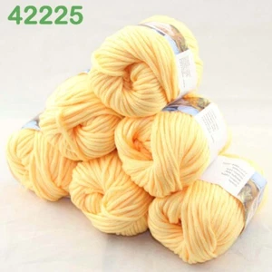 Sale 6Ballsx50gr Super Soft Cotton Hand Blankets Knitting Crochet Yarn 25 - Picture 1 of 11