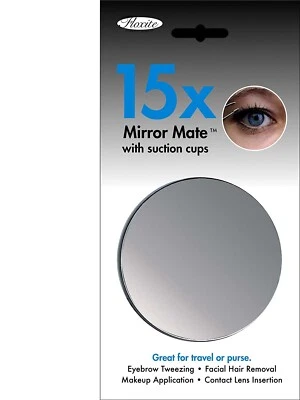 Floxite 15X Mirror Mate with Suction Cups, 3x3x3 - Image 1 of 3