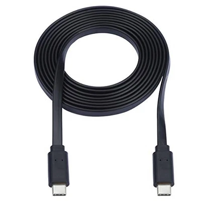 Tripp Lite Flat USB-C & Thunderbolt 3 Cable, USB 2.0, Thunderbolt 3 Compatible - Image 1 of 4