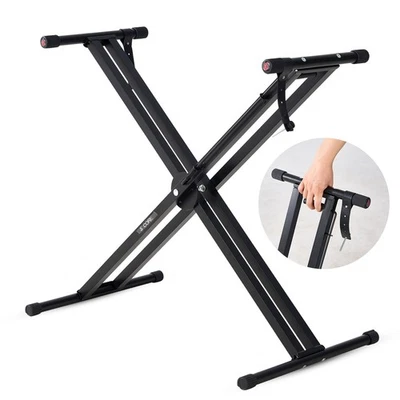 5Core Keyboard Stand Adjustable One Hand Trigger Quick Release Foldable Portable - Image 1 of 4