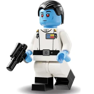 LEGO STAR WARS 75385 New GRAND ADMIRAL THRAWN Minifigure + Blaster 100% LEGO - Picture 1 of 2