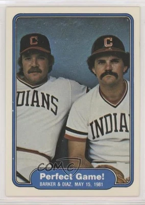 1982 Fleer Len Barker Bo Diaz #639 - Image 1 of 2