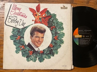 Merry Christmas From Bobby Vee LP Liberty Mono + Inner Holiday GD+ - Image 1 of 4