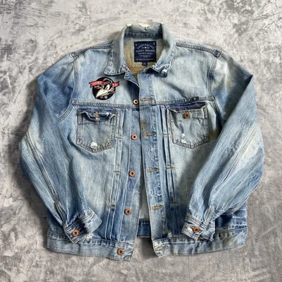 Chaqueta vaquera Lucky Brand para hombre talla XL azul claro Foto 1 de 4