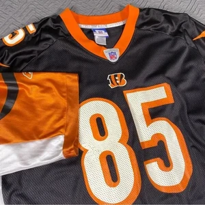 Cincinnati Bengals Jersey Reebok Size 3X C Johnson 85 Ocho Cinco - Picture 1 of 10