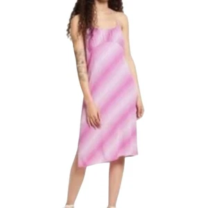 BP. Sundress Striped Backless Lightweight Halter Neckline Pink Women's S NWOT - Picture 1 of 9