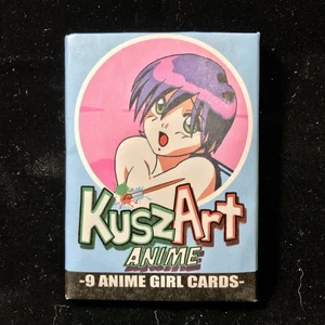 Original Hand Made Anime Girl Wax Pack Trading Cards 9 Cards Inside. - Picture 1 of 4