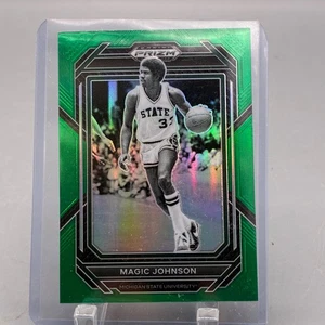 2023 Panini Prizm Draft Pick Basketball Magic Johnson Green Prizm #79 HOF Lakers - Picture 1 of 2
