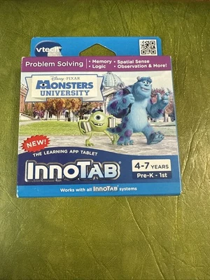 VTech InnoTab Disney/Pixar Monsters University Game Cartridge Sealed In Box - Image 1 of 4
