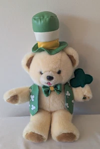 Snuggle Bear Plush St Patrick's Day Irish Shamrock Stuffed Animal Toy - Picture 1 of 5