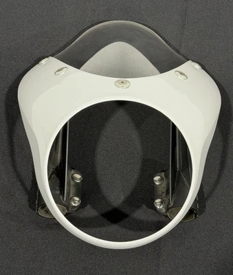 Yamaha Bolt & R-Spec 2014-2022 OEM blanco faro delantero capucha y parabrisas! Foto 1 de 4