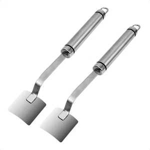 2PC Corn Peeler Stainless Steel Corn Cob Stripping Tool w/ Hook Long Handle Corn - Picture 1 of 8