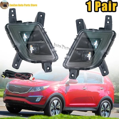 Luz de circulación diurna LED izquierda derecha para faros antiniebla Kia Sportage DRL 2011-2015 Foto 1 de 4