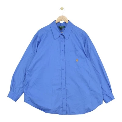 Camisa Ralph Lauren Mujer Talla 3XL Azul Cresta Logo Bordado Foto 1 de 4