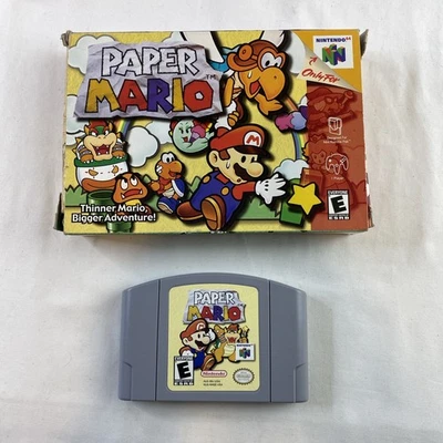Paper Mario (Nintendo 64 N64) в оригинальной подлинной коробке - Изображение 1 из 4