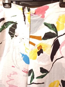 Anthropologie MAEVE  Floral High-Rise Wide-Leg Cropped Pants EUC - Picture 1 of 13