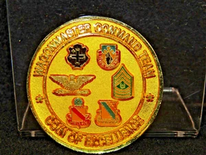 2D Infantry Division Support Wagonmaster Command Warrior Support Challenge Coin - Picture 1 of 3